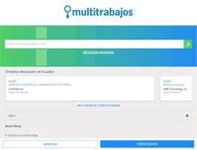 Tablet Screenshot of multitrabajos.com
