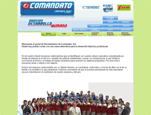 Tablet Screenshot of comandato.multitrabajos.com